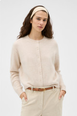 CASHMERE BLEND CARDIGAN Pale Sherbet