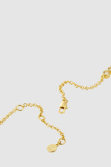 Detail product shot of the Oroton Jenna Tennis Necklace in Gold/Crystal and Premium brass material for Women .