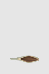 Internal product shot of the Oroton Eve Small Pouch in ROSEMARY and Premium pebble leather for Women .