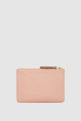 Back product shot of the Oroton Eve Small Pouch in BLOSSOM and Premium pebble leather for Women .