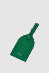 Front product shot of the Oroton Eve Luggage Tag in CROCODILE and Premium pebble leather for Women .