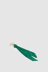 Front product shot of the Oroton Eve Scarf Keyring in CROCODILE and 100% polyester fabric for Women .
