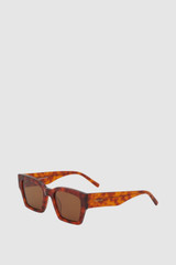 Back product shot of the Oroton Stevie Sunglasses in Vintage Tort and Acetate material for Women .