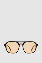 Front product shot of the Oroton Sailor Sunglasses in Black and Acetate material for Women .