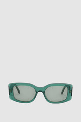 Front product shot of the Oroton Valentine Sunglasses in Sage and Acetate material for Women .