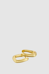 Detail product shot of the Oroton Romy Earrings in Worn Gold and Premium brass material for Women .