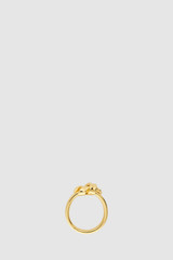 Front product shot of the Oroton Ada Ring in SHINY GOLD and Premium brass material for Women .