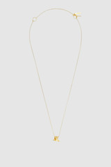 Front product shot of the Oroton Ada Pendant in SHINY GOLD and Premium brass material for Women .