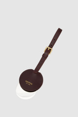 Front product shot of the Oroton Cecile Mirror Charm in COPPER and Premium crackle leather for Women .