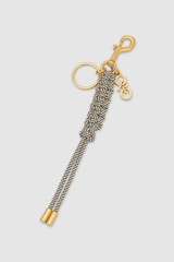 Front product shot of the Oroton Skipper Keycharm in NTH SEA/LEM BUT and 100% polyester rope material for Women .
