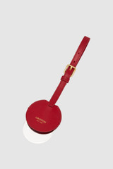 Front product shot of the Oroton Cecile Mirror Charm in LAVA and Premium crackle leather for Women .