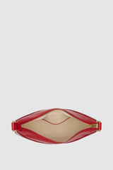 Internal product shot of the Oroton Florence Small Shoulder Bag in LAVA and Premium crackle leather for Women . IP:17