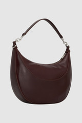 Back product shot of the Oroton Florence Medium Hobo in COPPER and Premium crackle leather for Women .
