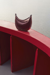 Detail product shot of the Oroton Florence Medium Hobo in COPPER and Premium crackle leather for Women .