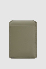 Back product shot of the Oroton Larsen Slim Wallet in GREY GOOSE and Premium smooth leather for Men .
