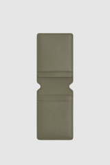Internal product shot of the Oroton Larsen Slim Wallet in GREY GOOSE and Premium smooth leather for Men .