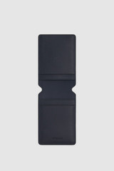 Internal product shot of the Oroton Larsen Slim Wallet in NIGHT SKY and Premium smooth leather for Men .
