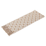 Front product shot of the Oroton Harvey Signature Two Tone Scarf in Cream/Tan and 50% acrylic, 50% wool for Women .