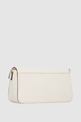 Back product shot of the Oroton Dylan Day Bag in CREAM and Premium pebble leather for Women .