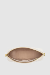 Internal product shot of the Oroton Inez Slim Crossbody in Cream and Saffiano Leather for Women .