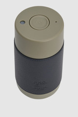 Internal product shot of the Oroton Frank Green x Oroton Mens 355ML Cup in Grey Goose and Premium pebble leather for Men .