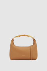 Front product shot of the Oroton Winnie Small Bag in Brulee and Premium smooth leather for Women .