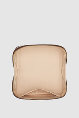 Internal product shot of the Oroton Fife Medium Beauty Case in Copper and Premium smooth leather for Women .