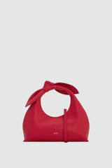 Front product shot of the Oroton Myrtle Mini Bag in Market Red and Premium smooth leather for Women .