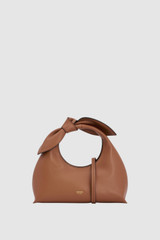 Front product shot of the Oroton Myrtle Mini Bag in Cognac and Premium smooth leather for Women .