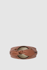Internal product shot of the Oroton Myrtle Mini Bag in Cognac and Premium smooth leather for Women .