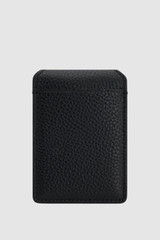 Back product shot of the Oroton Larsen Slim Wallet in Black and Premium smooth leather for Men .
