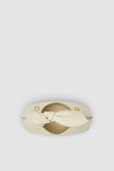Internal product shot of the Oroton Myrtle Mini Bag in Vanilla Bean and Premium smooth leather for Women .
