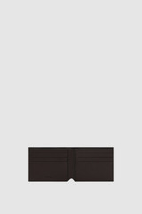 Internal product shot of the Oroton Larsen Bifold Wallet in Dark Chocolate and Premium smooth leather for Men .