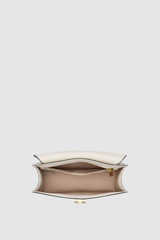 Internal product shot of the Oroton Yvette Small Clutch Bag in Cream and Premium textured leather for Women .