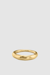 Front product shot of the Oroton Aurie Ring in Gold and Premium brass material for Women .