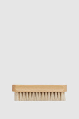 Front product shot of the Oroton Suede Leather Care Brush in Natural and Helps suede age beautifully over time for Women .