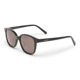 Front product shot of the Oroton Dylan Sunglasses in Black and Premium acetate material for Women