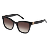 Front product shot of the Oroton Frankie Sunglasses in Black and Acetate for Women