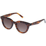 Front product shot of the Oroton Heidi Sunglasses in Signature Tort and Premium acetate material for Women