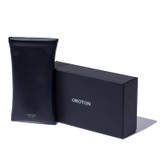 Detail product shot of the Oroton Jamie Sunglasses in Black and Acetate material for Women .