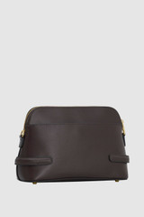 Back product shot of the Oroton Grace Crossbody in Burnt Umber and Premium Saffiano leather body for Women .
