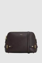 Front product shot of the Oroton Grace Crossbody in Burnt Umber and Premium Saffiano leather body for Women .