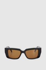 Front product shot of the Oroton Spencer Sunglasses in Chocolate and Made from Acetate material for Women .