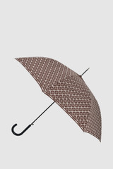 Front product shot of the Oroton Parker Large Umbrella in Coffee Bean/Cream and  for Women .