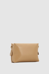Back product shot of the Oroton Breeze Crackle Camera Bag in Pale Camel and Premium smooth leather for Women .