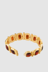 Detail product shot of the Oroton Lilyanna Bracelet in Tort/Worn Gold and Brass material for Women .