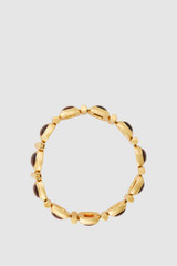 Front product shot of the Oroton Lilyanna Bracelet in Tort/Worn Gold and Brass material for Women .