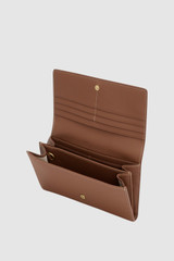 Internal product shot of the Oroton Margot Wallet & Pouch in Whiskey and Pebble leather for Women .