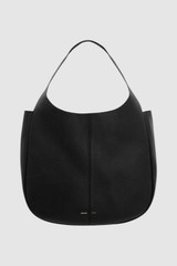 Front product shot of the Oroton Emilia Large Tote in Black and Pebble leather for Women .