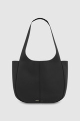 Front product shot of the Oroton Emilia Tote in Black and Premium pebble leather for Women .